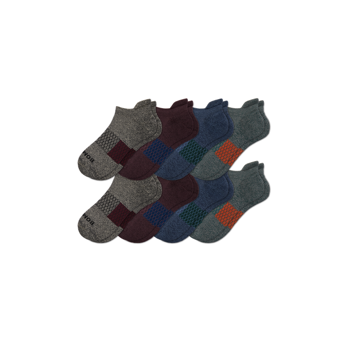 Bombas Men's Marl Ankle Socks 8-Pack