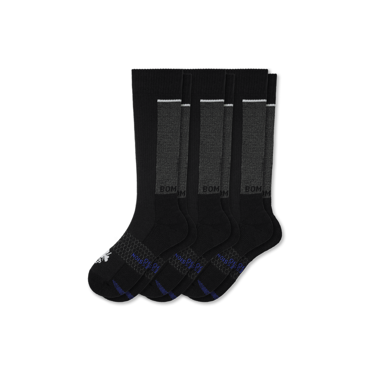 Bombas Women's Medical Grade Compression Knee High Sock 3-Pack 20-30mmHg