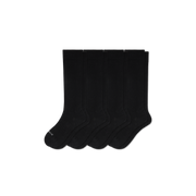 Bombas Youth Lightweight Knee High Socks 4-Pack - Kids Flat Knit Socks