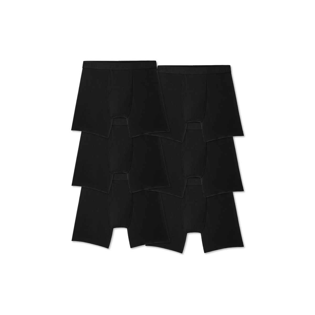 Bombas Men's Cotton Modal Blend Boxer Brief 6 6-Pack