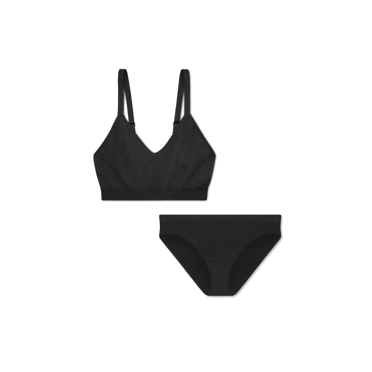Bombas Women's Seamless Scoop Bralette + Bikini Pack