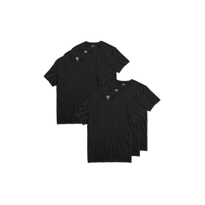 Bombas Men's Pima Cotton Crew Neck T-Shirt 6-Pack