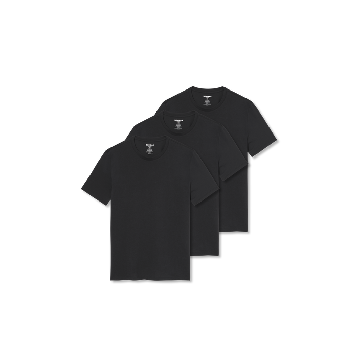 Bombas Men's Pima Cotton Crew Neck T-Shirt 3-Pack