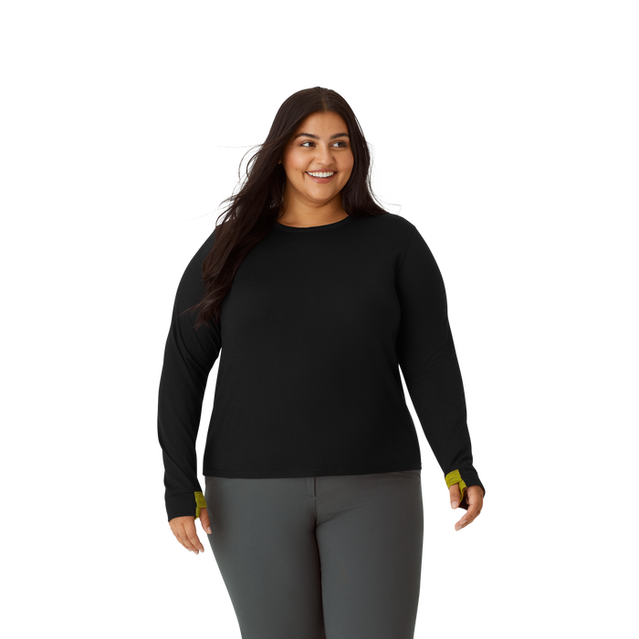 Bombas Women's Merino Wool Blend Crew Neck Long Sleeve T-Shirt