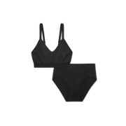 Bombas Women's Seamless Scoop Bralette + High Rise Brief Pack