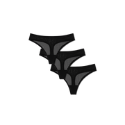 Bombas Women's SoftMesh Thong 3-Pack