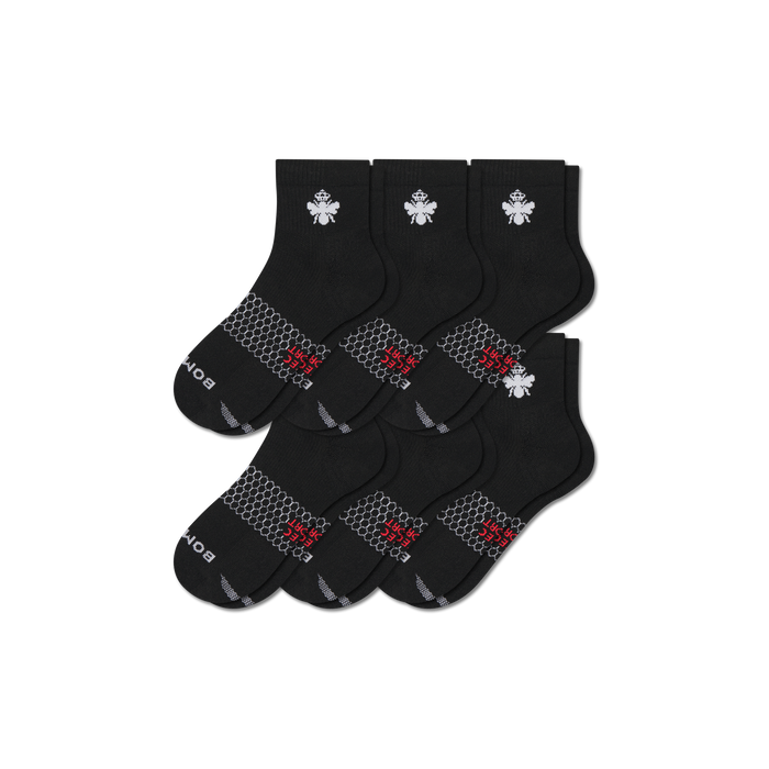 Bombas Women's All Sport Quarter Socks 6-Pack