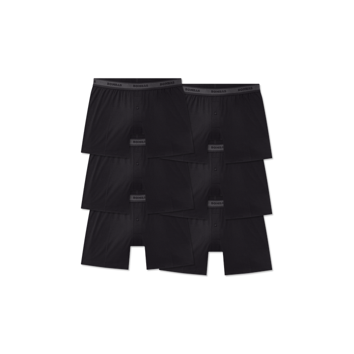 Bombas Men's Soft Flex Slim Boxers 6-Pack