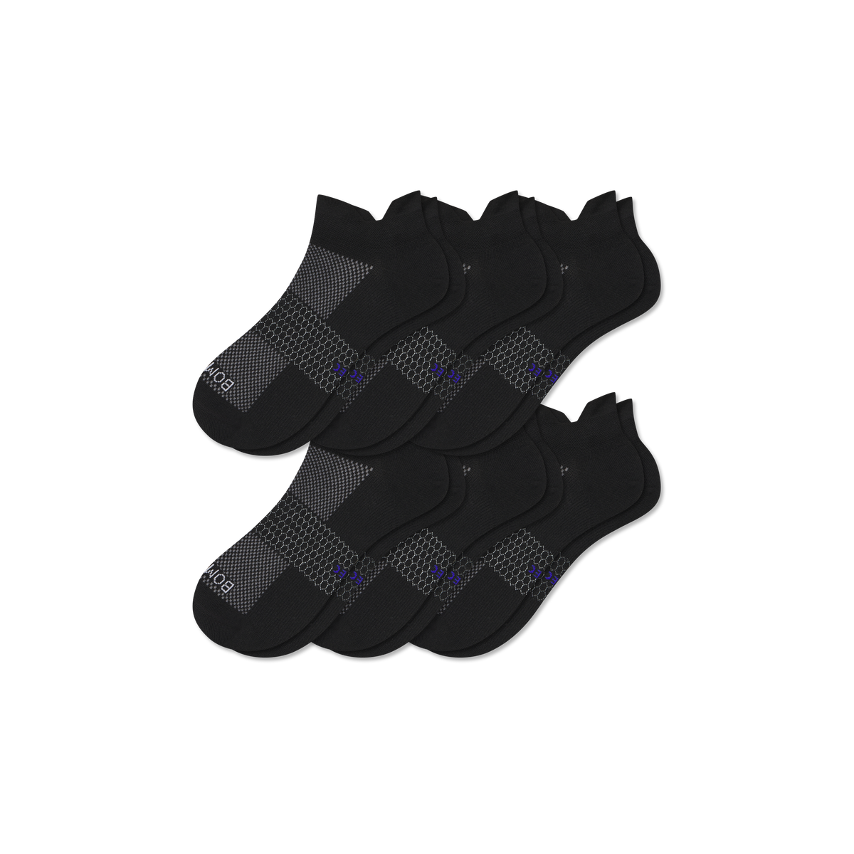 Bombas Men's UltraLite Sport Ankle Sock 6-Pack