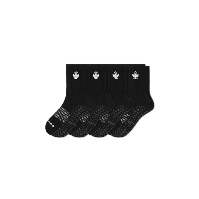Bombas Men's Gripper Half Calf Sock 4-Pack