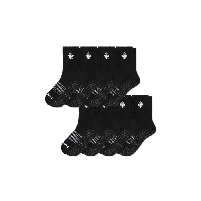 Bombas Men's Gripper Half Calf Socks 8-Pack