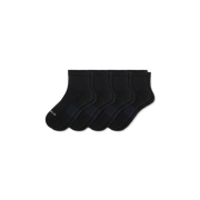 Bombas Men's Modern Rib Quarter Sock 4-Pack