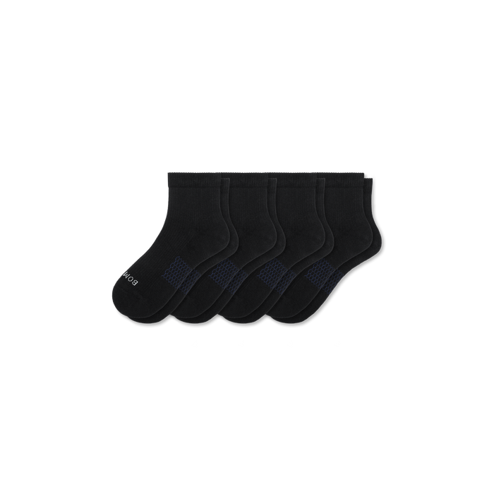 Bombas Men's Modern Rib Quarter Sock 4-Pack