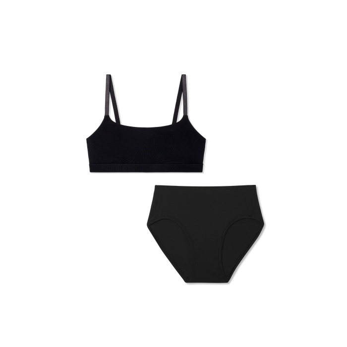 Bombas Women's Super Soft Bralette + Brief Pack