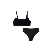 Bombas Women's Super Soft Scoop Bralette + Thong Pack