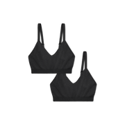 Bombas Women's Seamless Scoop Bralette 2-Pack