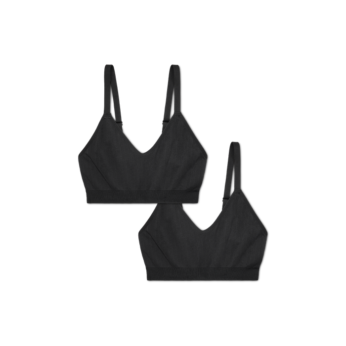 Bombas Women's Seamless Scoop Bralette 2-Pack