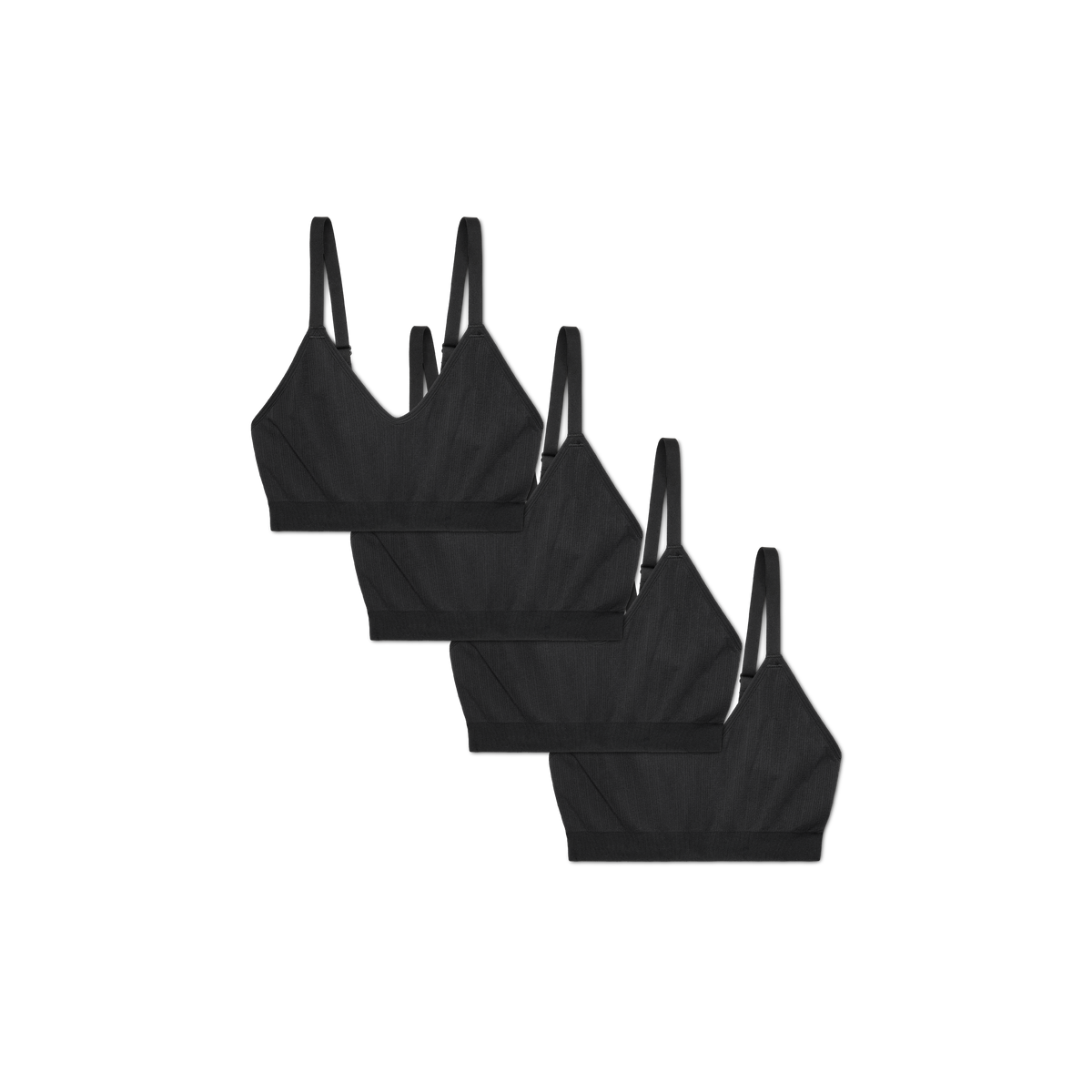 Bombas Women's Seamless Scoop Bralette 4-Pack