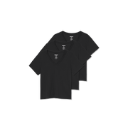 Bombas Women's Pima Cotton V-Neck T-Shirt 3-Pack
