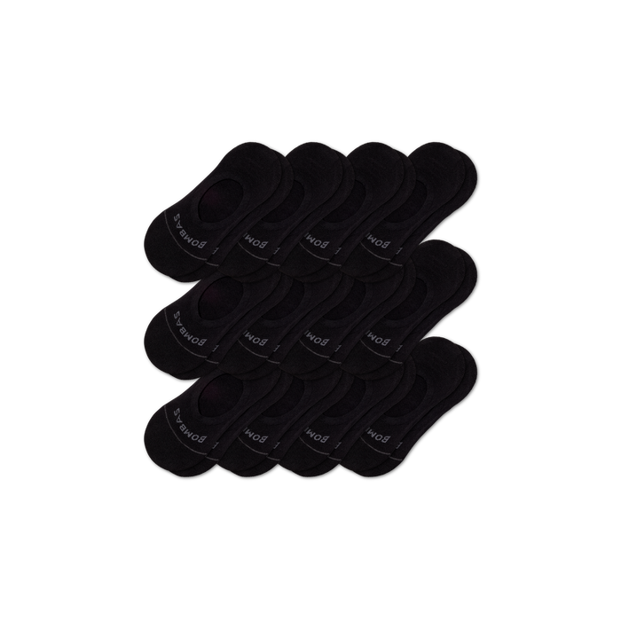 Bombas Men's Lightweight No Show Socks 12-Pack