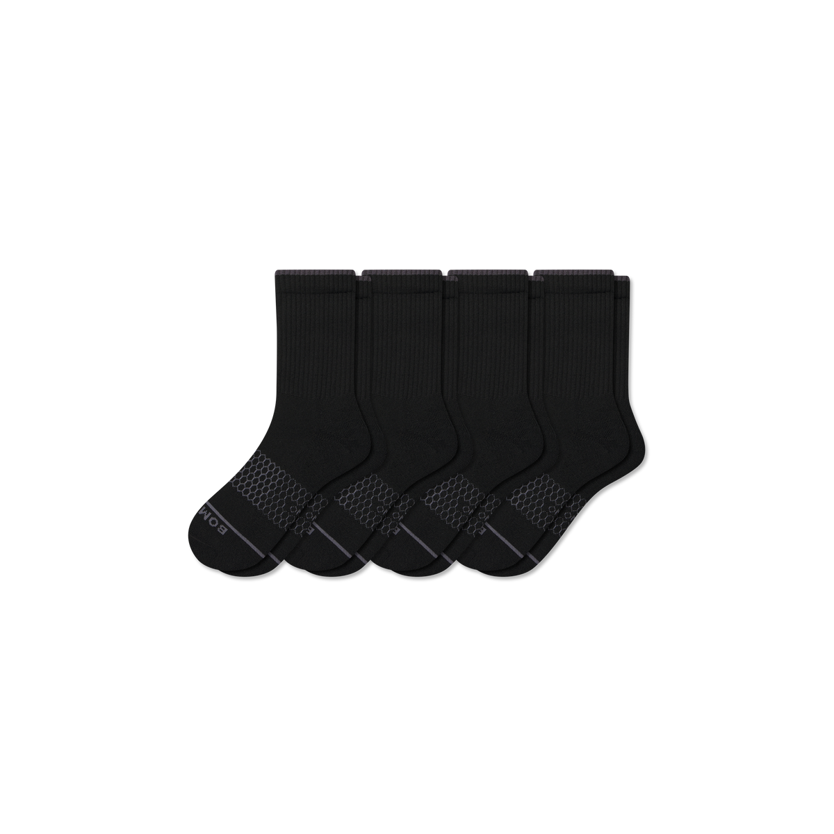 Bombas Men's Merino Wool Blend Half Calf Socks 4-Pack