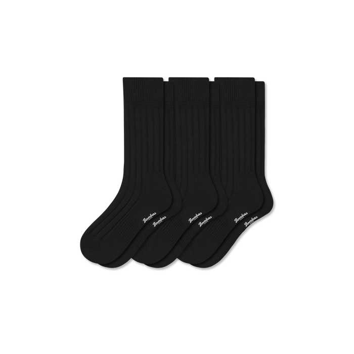 Bombas Women's Merino Cashmere Blend Rib Calf Sock 3-Pack