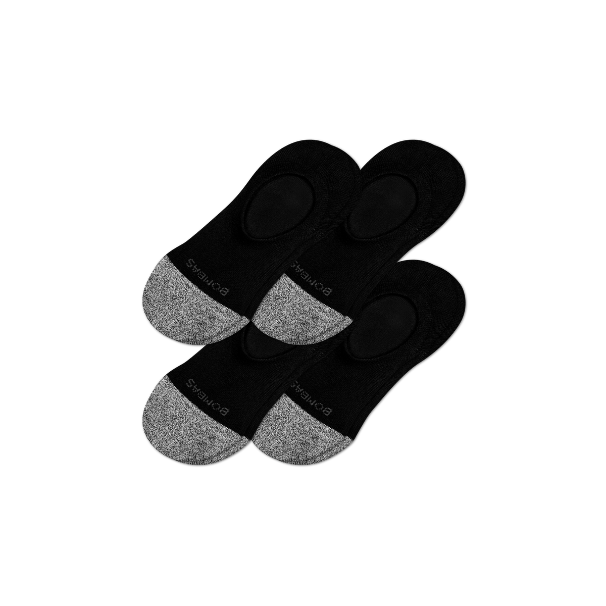 Bombas Men's Cushioned No Show Socks 4-Pack