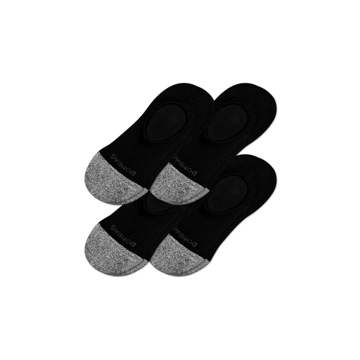 Bombas Men's Cushioned No Show Socks 4-Pack