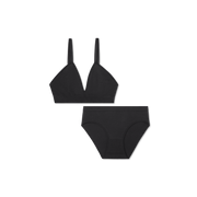 Bombas Women's Seamless Triangle Bralette + Brief Pack