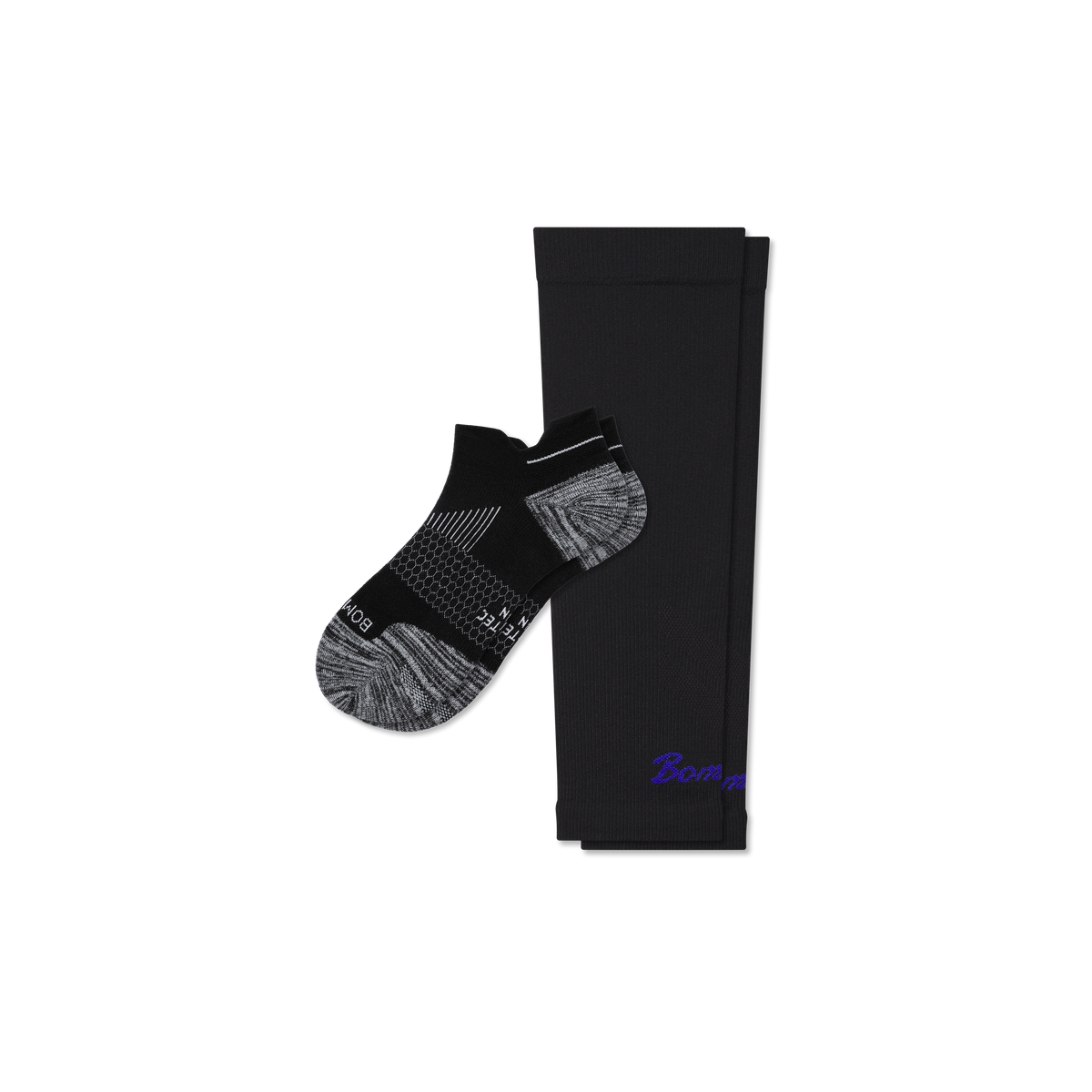 Bombas Women's Athletic Training 2-Pack, Running Socks & Compression Calf Sleeves