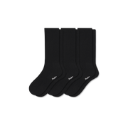 Bombas Men's Merino Cashmere Blend Fine Rib Calf Socks 3-Pack