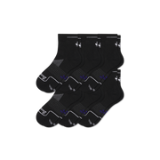 Bombas Men's Run Quarter Sock 6-Pack