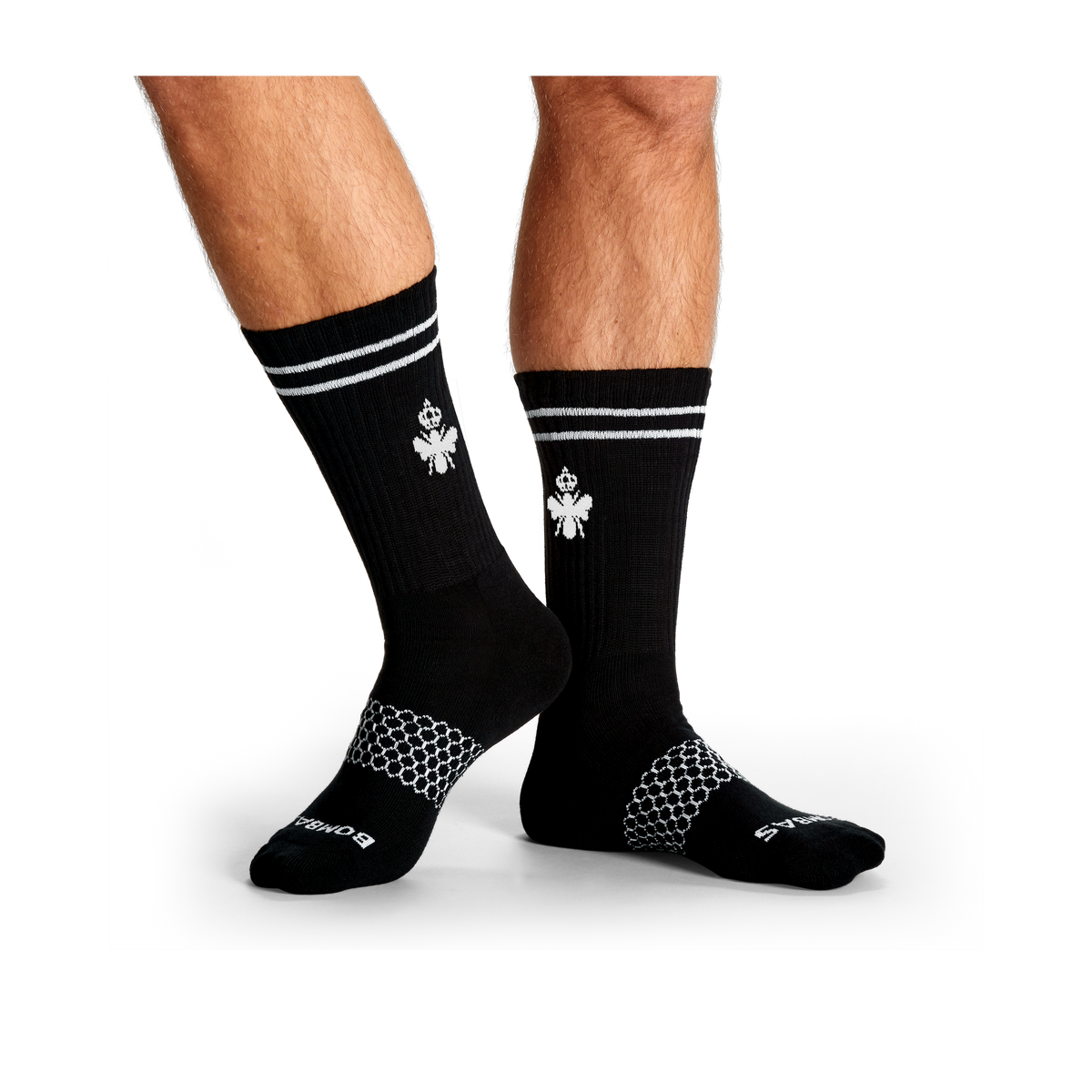 Bombas Men's Originals Calf Socks Midweight Cushion Seamless Toe