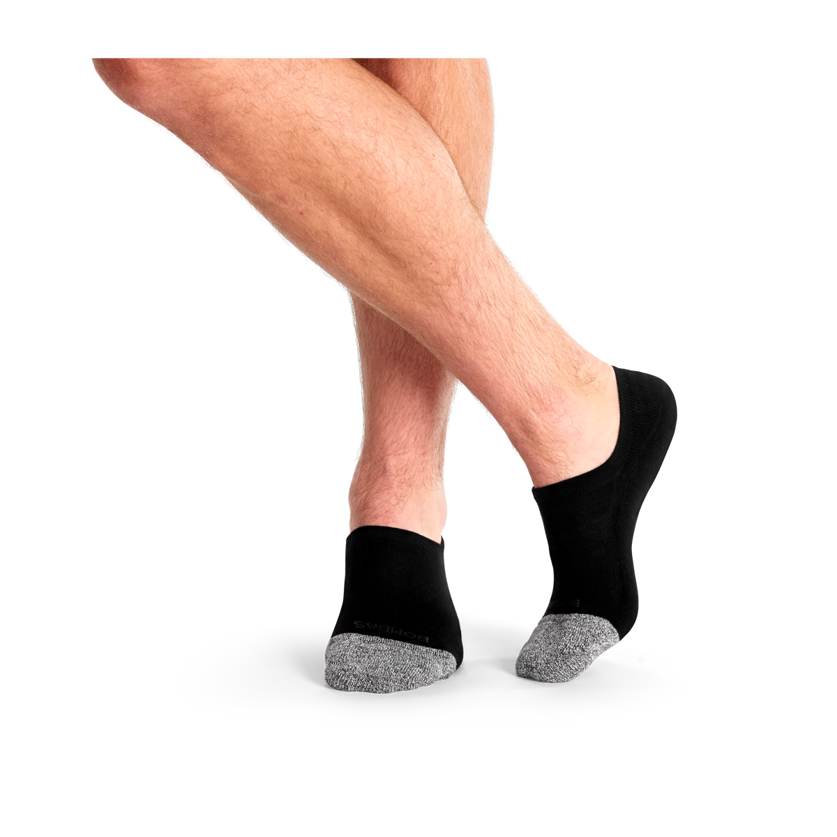Bombas Men's Cushioned No Show Socks 4-Pack