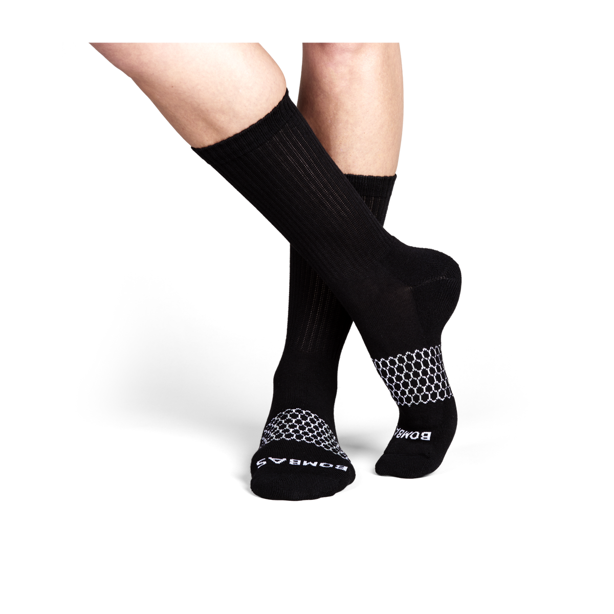 Bombas Women's Solids Calf Sock 8-Pack with Arch Support