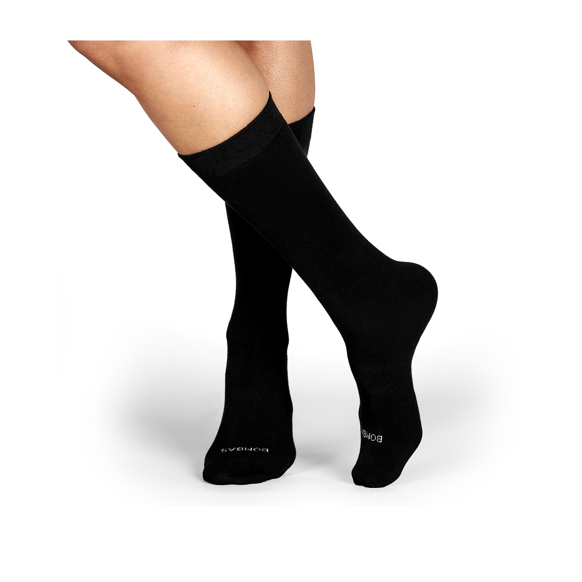 Bombas Women's Lightweight Calf Socks - Ultra Lightweight Flat Knit Socks