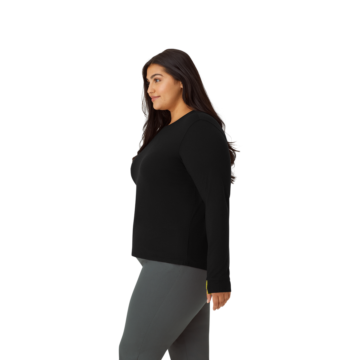 Bombas Women's Merino Wool Blend Crew Neck Long Sleeve T-Shirt