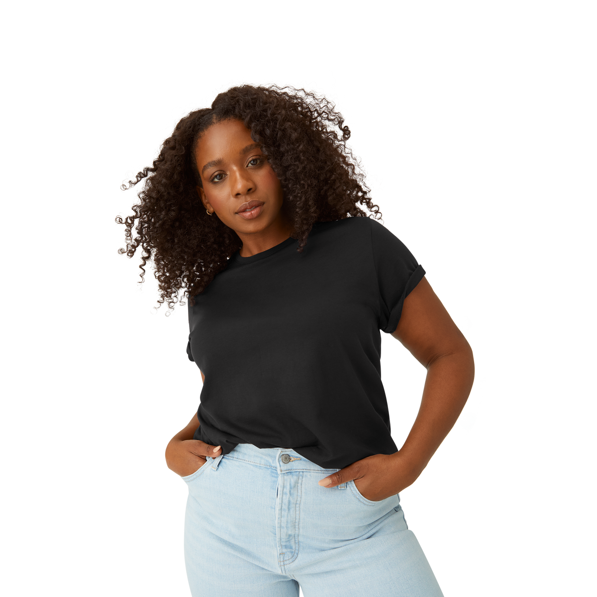 Bombas Women's Pima Cotton Crew Neck T-Shirt 6-Pack