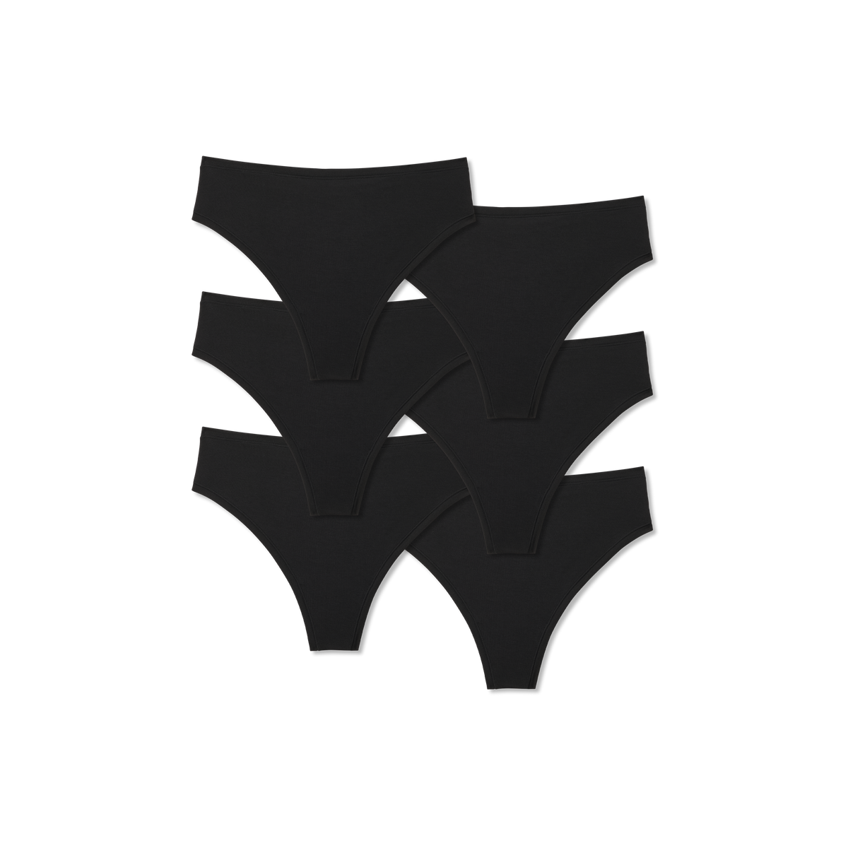 Bombas Women's Super Soft Thong 6-Pack