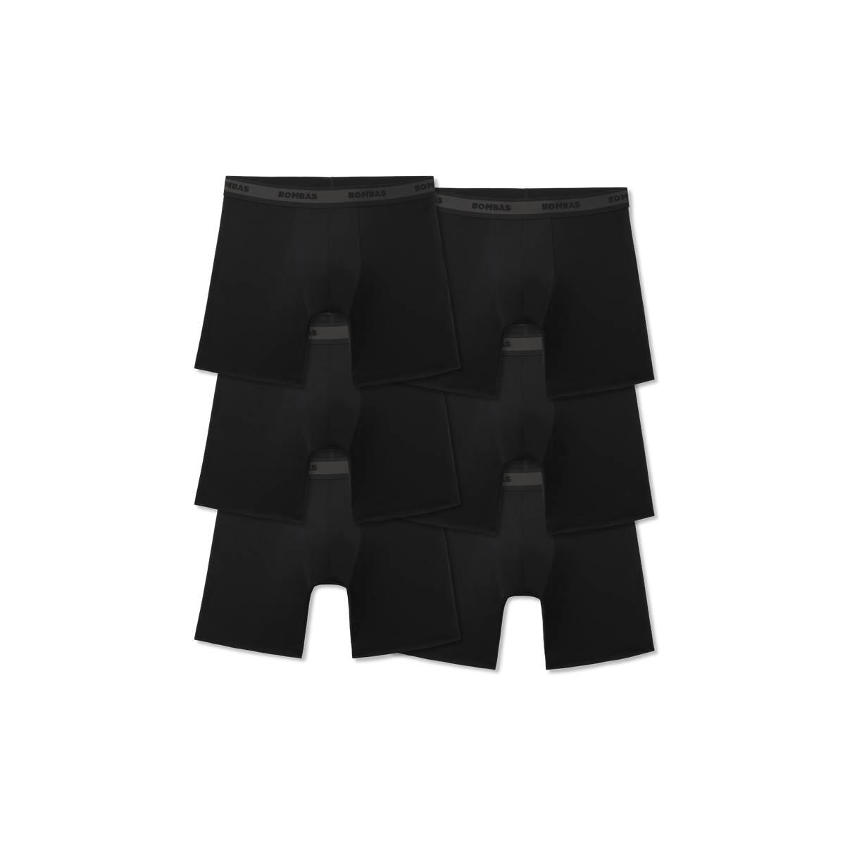 Bombas Men's Soft Flex Boxer Brief 6 6-Pack