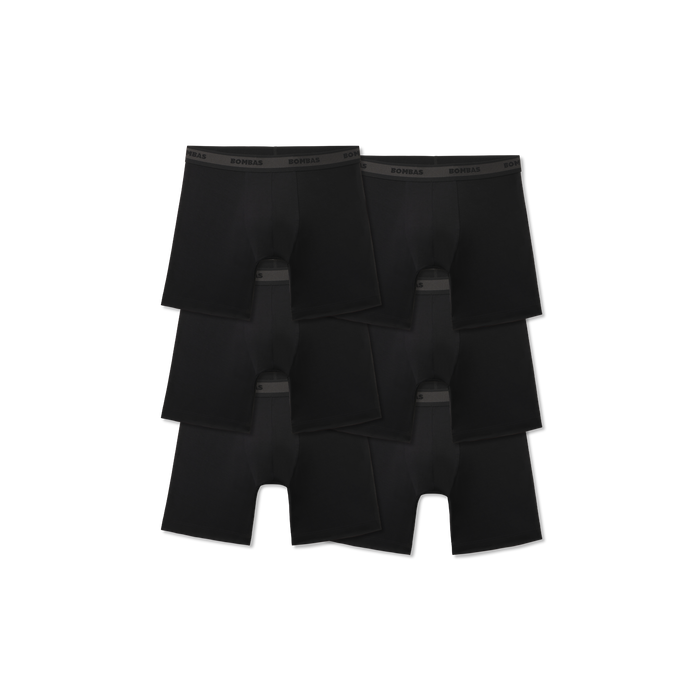 Bombas Men's Soft Flex Boxer Brief 6 6-Pack