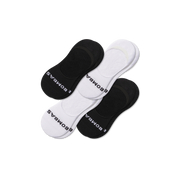 Bombas Men's Mid-Cut Cushioned No Show Socks 4-Pack