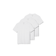 Bombas Men's Pima Cotton Pocket Crew Neck T-Shirt 3-Pack