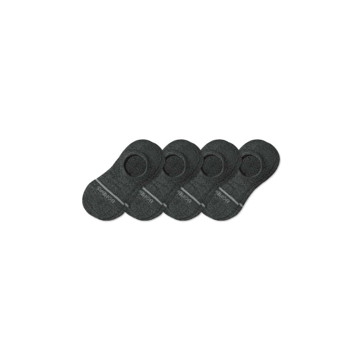 Bombas Women's Lightweight Merino Wool Blend No Show Socks 4-Pack