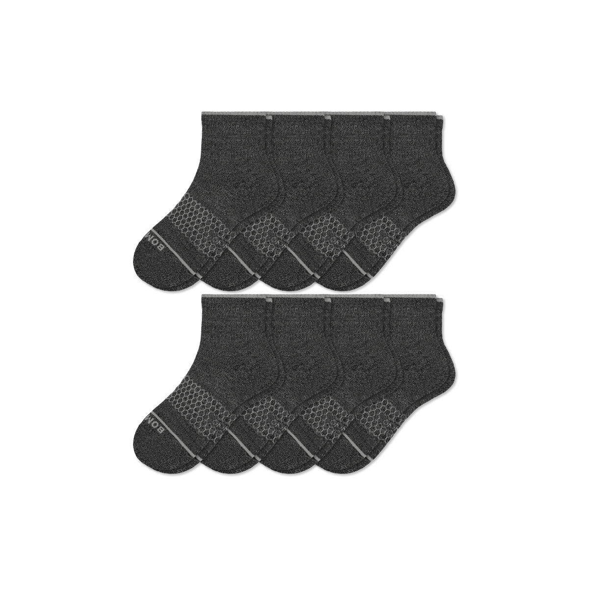 Bombas Men's Merino Wool Blend Quarter Socks 8-Pack