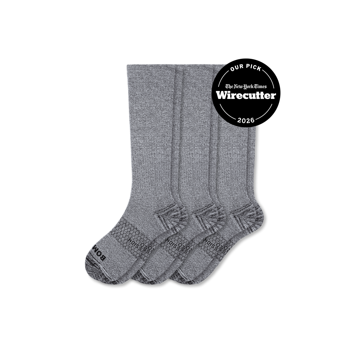 Bombas Women's Everyday Compression Knee High Sock 3-Pack 15-20mmHg