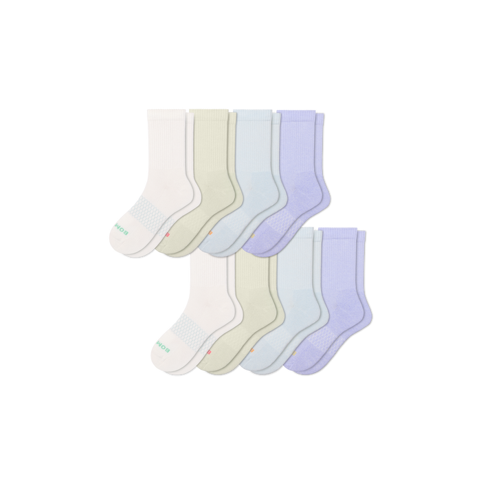 Bombas Women's Marl Half Calf Sock 8-Pack