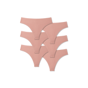 Bombas Women's No Show Thong 6-Pack