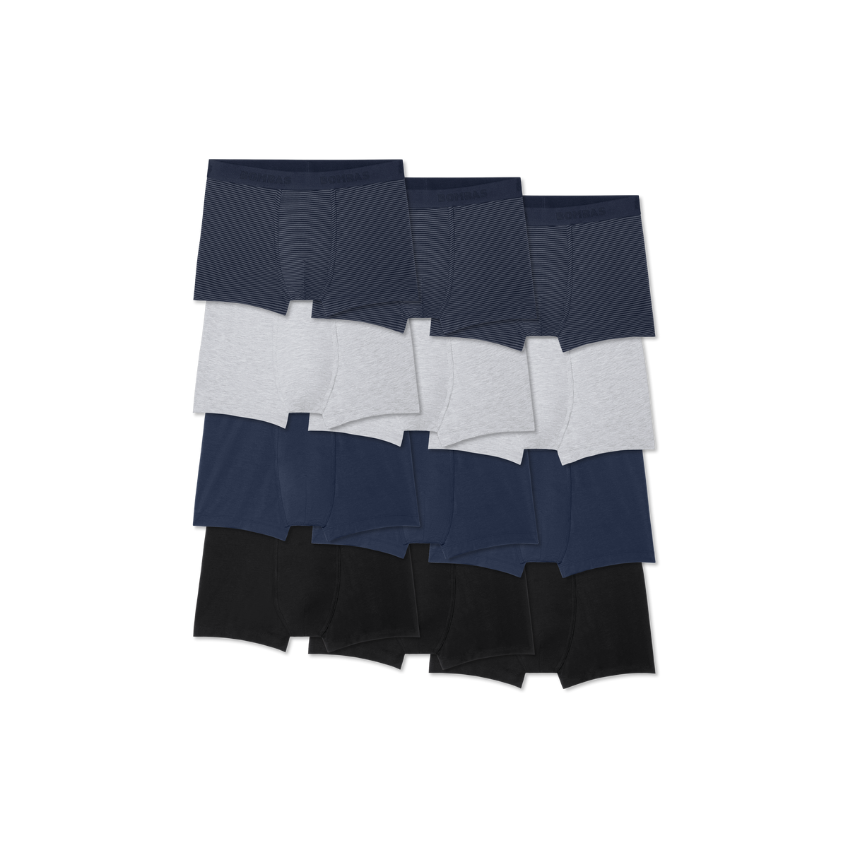 Bombas Men's Cotton Modal Blend Trunks 12-Pack