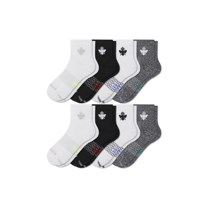 Bombas Men's All Sport Quarter Sock 8-Pack